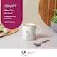 image 7 of Mikasa Cheetah Straight-Sided Porcelain Mug, 280ml | White