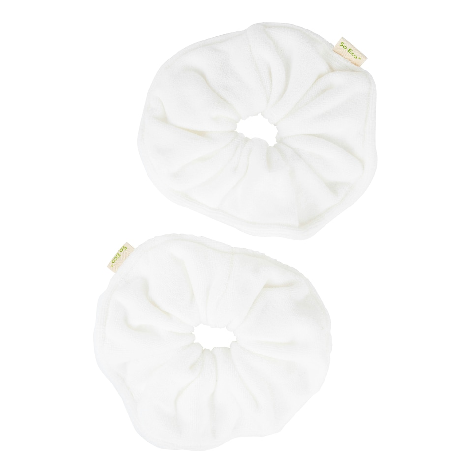 image 1 of So Eco Microfibre Hair Scrunchies (2 Pack)