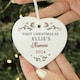 image 5 of Personalised First Christmas As Grandparents Tree Decoration