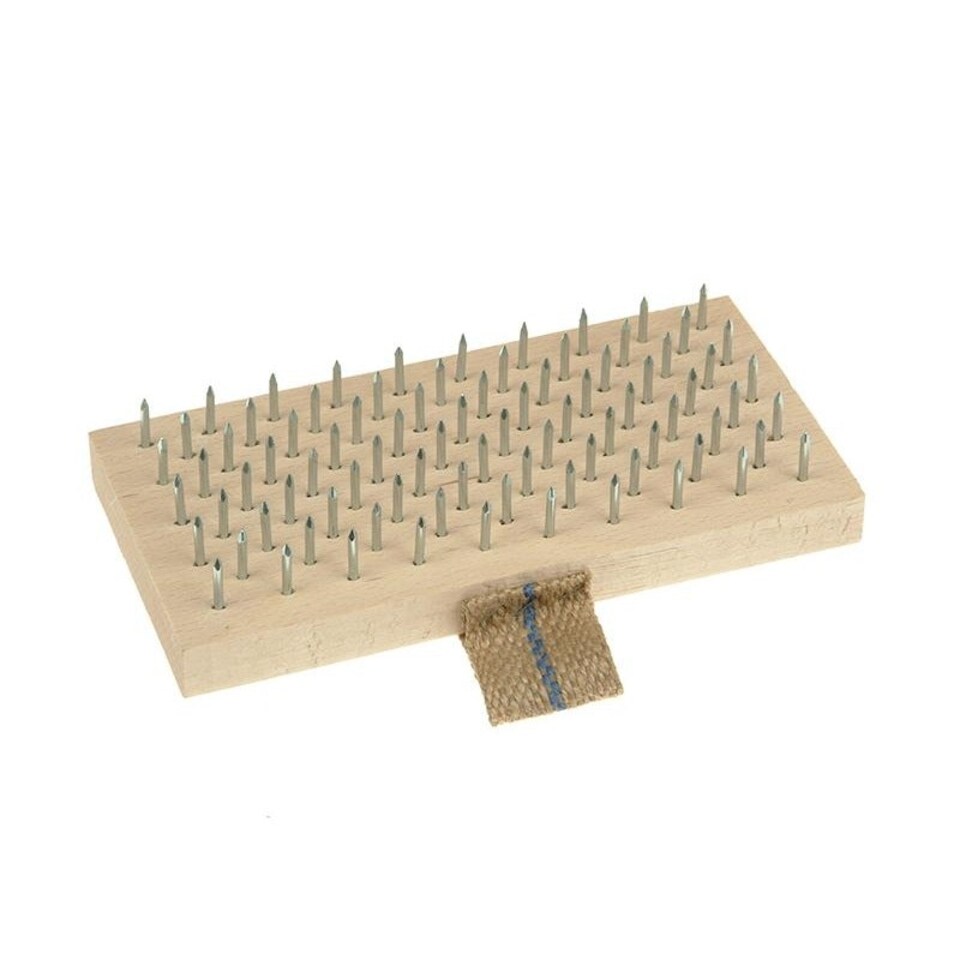 Lessmann Plasterer's Brush 190 X 95mm (steel Pins) - Multi Colour - 190 x 95mm (7.1/2 x 3.3/4in)