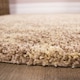 image 3 of KUKOON Beige Taupe Mottled Shaggy Living Room Area Rug 120cm x 170cm