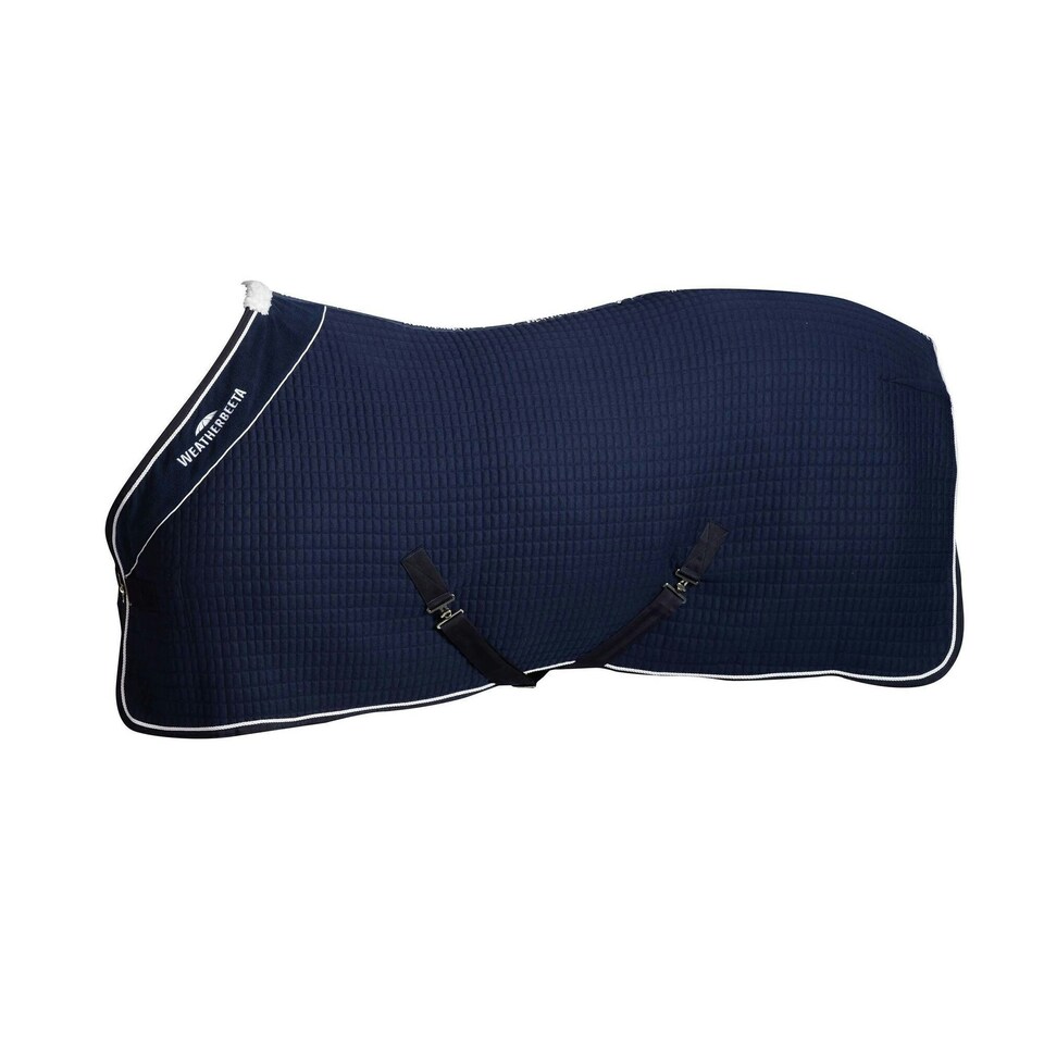 image 1 of Weatherbeeta Thermocell Standard-Neck Horse Cooler Rug - Navy/White - 6´ 3"
