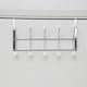 image 3 of Interiors by Premier Over Door Hanger, 10 White Ball Hooks Door Hanger, Space-Saving Door Hanger for Living Room and Hallway