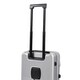 image 3 of Living and Home 20 Inch Technology Front Opening Suitcase with TSA Lock & USB Charging Port Silver | Medium