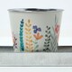 image 5 of Homescapes Set of 3 Herb Pots with Tray, Multi-Coloured Floral Design Multi
