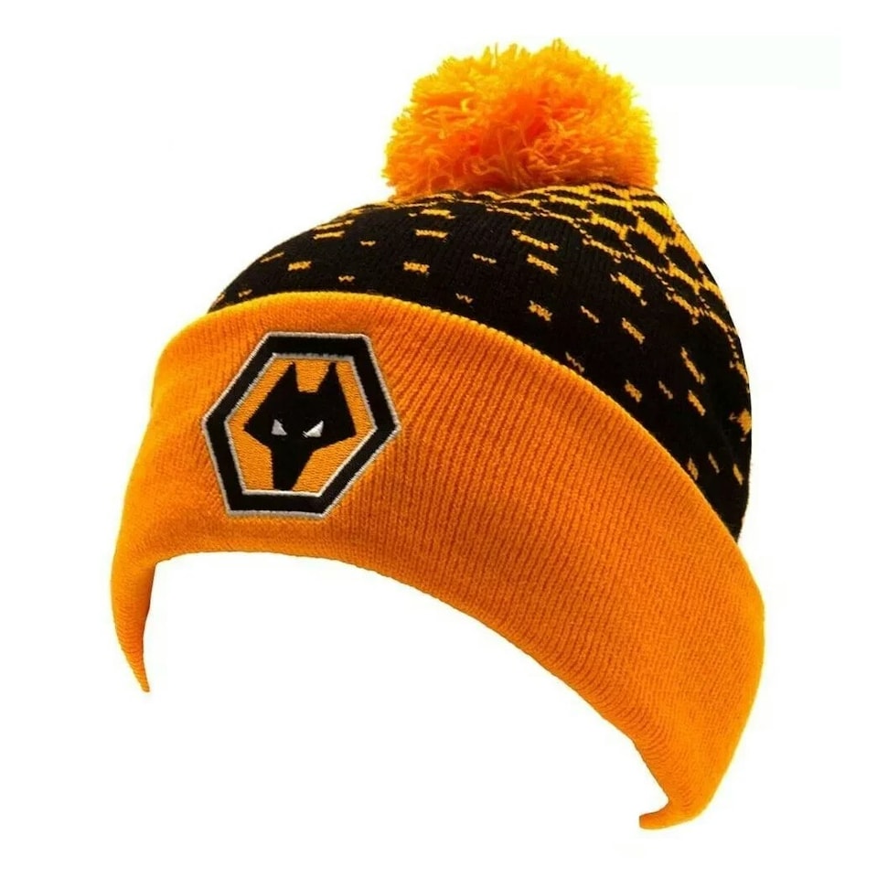 image 1 of Wolverhampton Wanderers FC Fade Bobble Hat