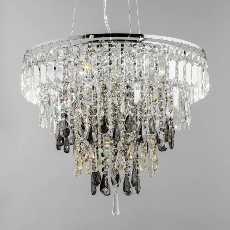 image 1 of BHS Jennifer Pendant Ceiling Light, Chrome | Silver | Chrome | 1