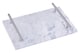 image 2 of Interiors By Premier Grey Marble Serving Board With Silver Handles, Durable Natural Stone Tray For Kitchen Use | Grey