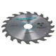 image 4 of 184mm TCT Circular Saw Blades Coarse - Fine 20 24 40 Teeth + Adaptor Rings 60pc