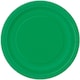 image 1 of Emerald Green Round Paper Plates 22cm - Pack of 16