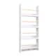 image 1 of Elene Kids Bookshelf Display 3 Tier with Coathook in White and Natural Pine