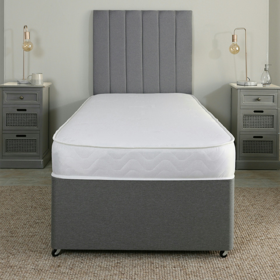 image 1 of Aloe Vera Hybrid Mattress - 18cm Deep, Plush Feel White | Double