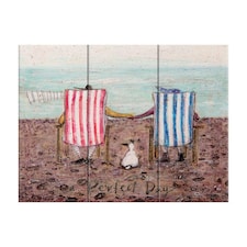 SAM TOFT (PERFECT DAY) 30X30 - WOOD PANEL