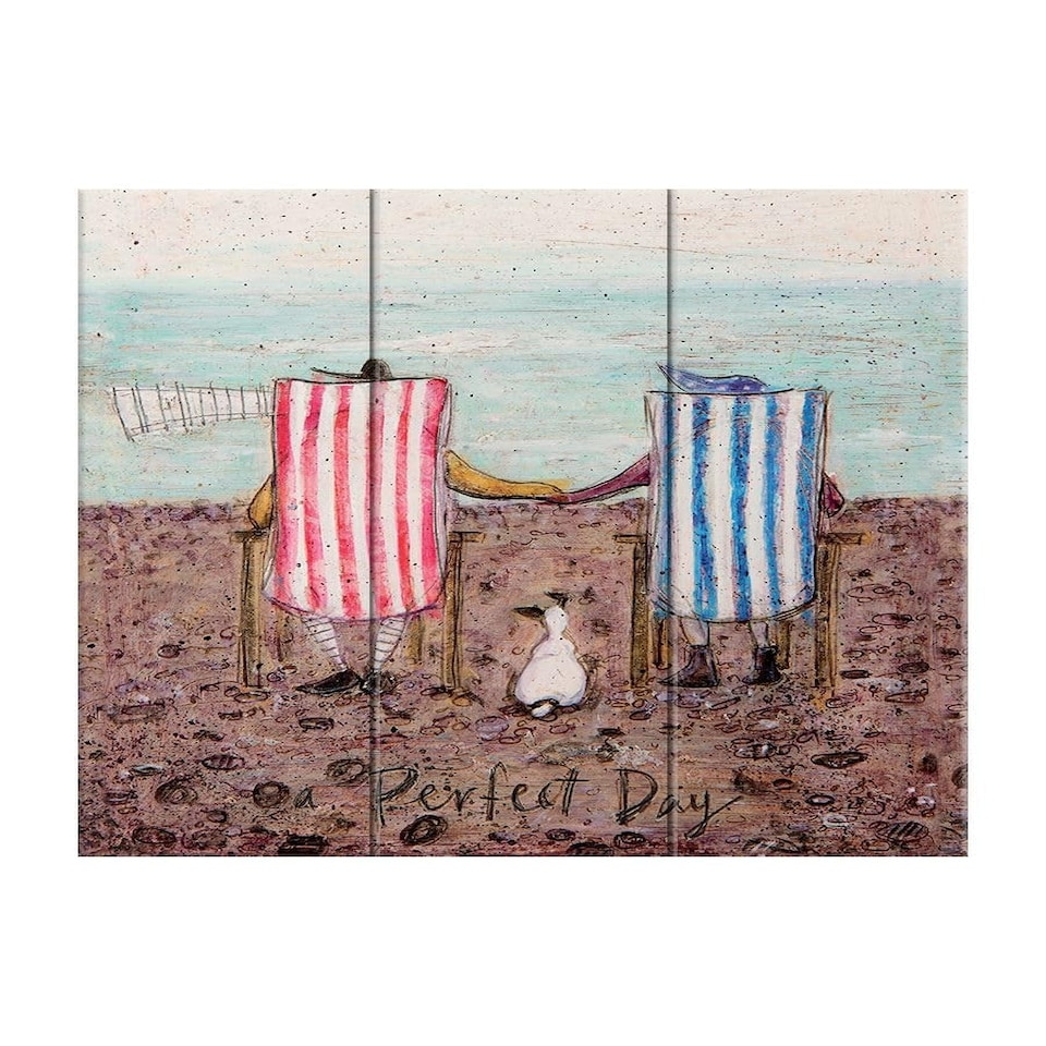 SAM TOFT (PERFECT DAY) 30X30 - WOOD PANEL