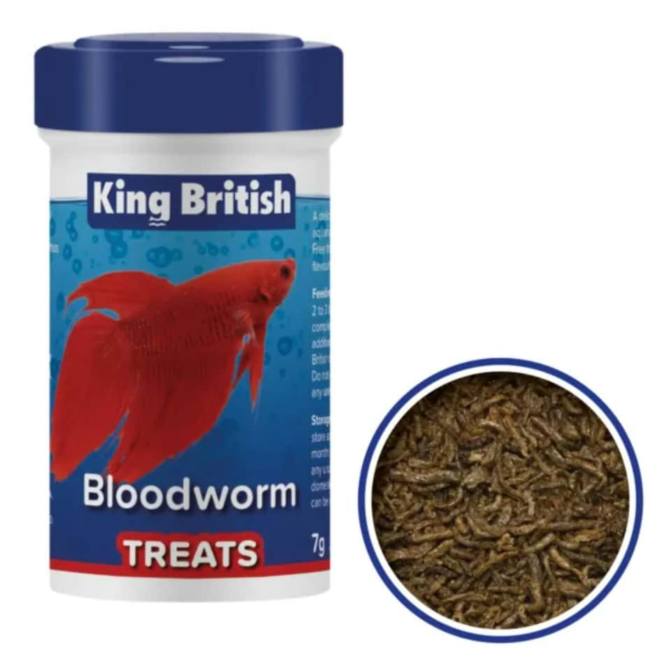 King British Bloodworm Treats 7g