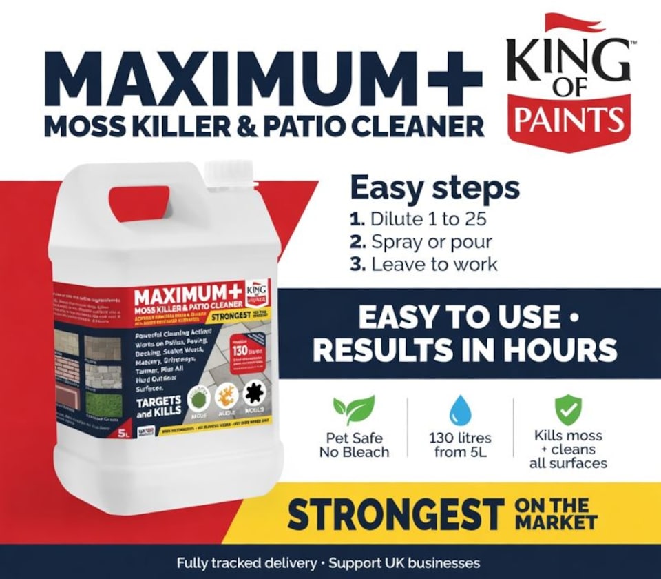 image 1 of Moss Killer Brick Maximum Concentrate Strongest on the Market for TARMAC- ROOFS AND MORE