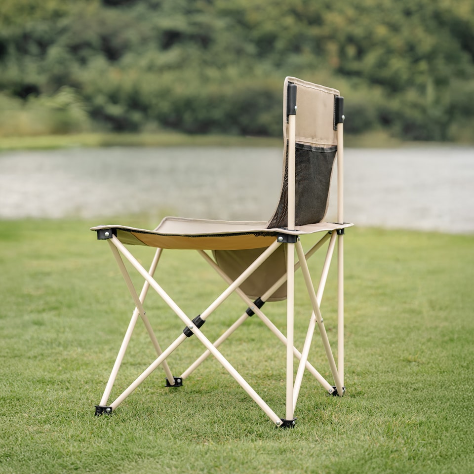 image 1 of Folding Camping Chair | Cream | Sand