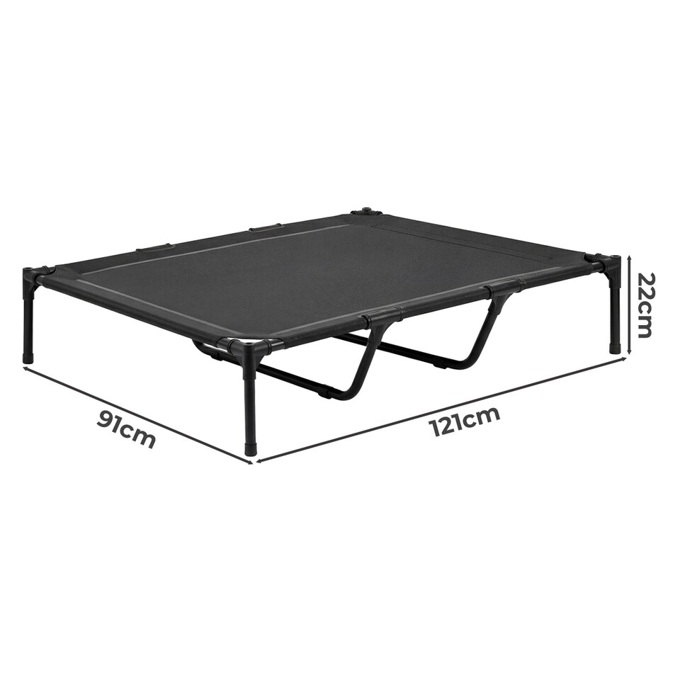 image 1 of Skylos Elevated Dog Bed Large Raised Pet Cot Indoor Outdoor Use Supporting Bars