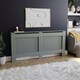 image 1 of Vida Designs Milton Radiator Cover Painted MDF Slatted Cabinet, Grey, 172cm