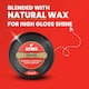 image 2 of Kiwi Shoe Polish Wax Large Tin - For Polishing Leather Shoes 100ml | Black | Black