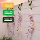 image 3 of Gardenwize Solar Decorative Wisteria Flower Lights (6 Piece w/ 60 LED)