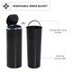 image 10 of HOMCOM Automatic Hand Sensor Dustbin Kitchen Waste Bin Rubbish Can Black | 42L