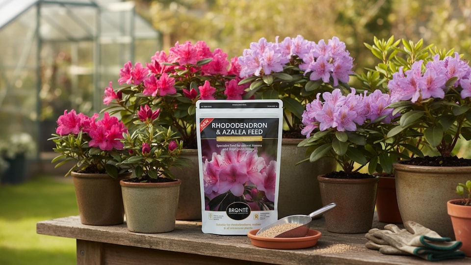 image 1 of Rhododendron and Azalea Fertilizer Feed 120g Controlled Release Ericaceous Plant Food Slow Release Granules