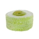 image 2 of Coarse Sisal Fast Cut Buffing Polishing Mop 4" x 2" 4 Row With Compound 250g