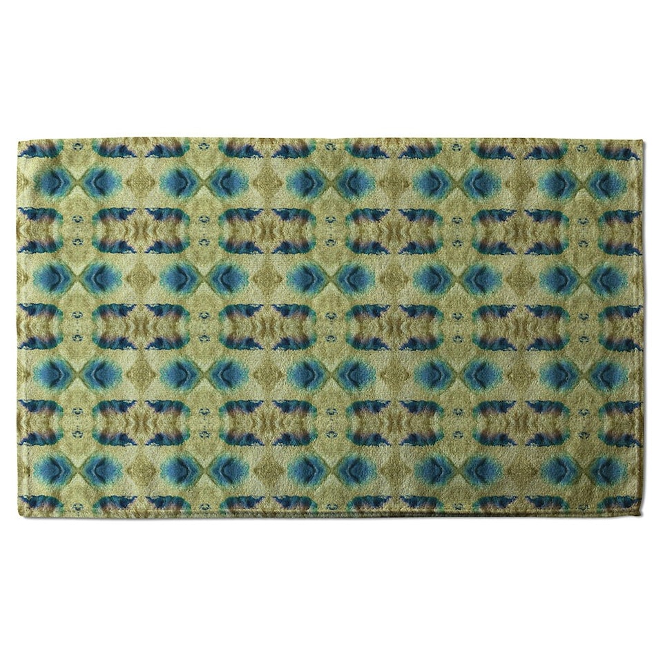 image 1 of Psychedelic Geometric Pattern (Bath Towel)