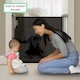 image 4 of Ingenuity The Thruway 52W Series Pet and Baby Gate with Tuck Away Mesh Black