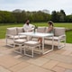 image 5 of Aluminium Corner Sofa Set - White
