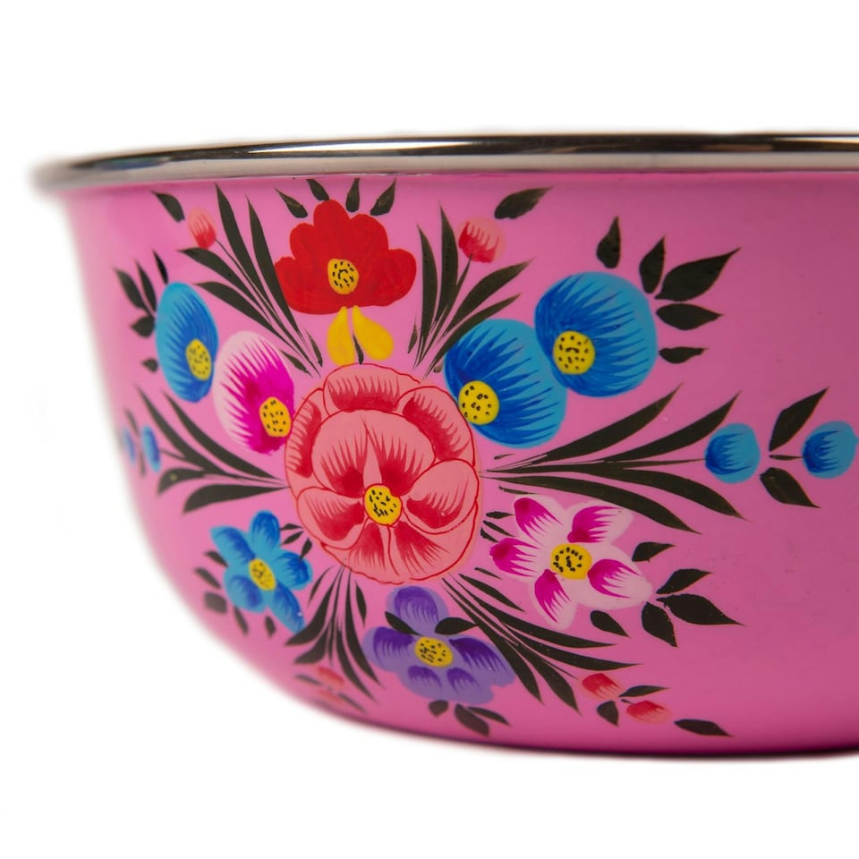 image 1 of BillyCan Picnic Bowl - 18.5cm  - Raspberry Pansy Pink