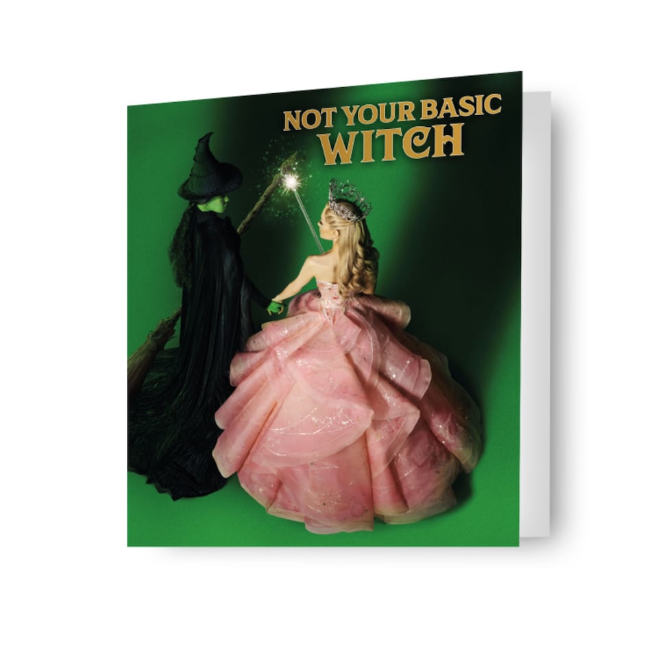 image 1 of Wicked 'Not Your Basic Witch' Card