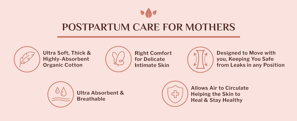 image 1 of Organyc Maternity Pads (Home Use) – 28 Pads Total (2 Packs of 14)