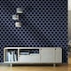 image 2 of Debona Crystal Trellis Textured Wallpaper - Blue/Silver - One Size Blue