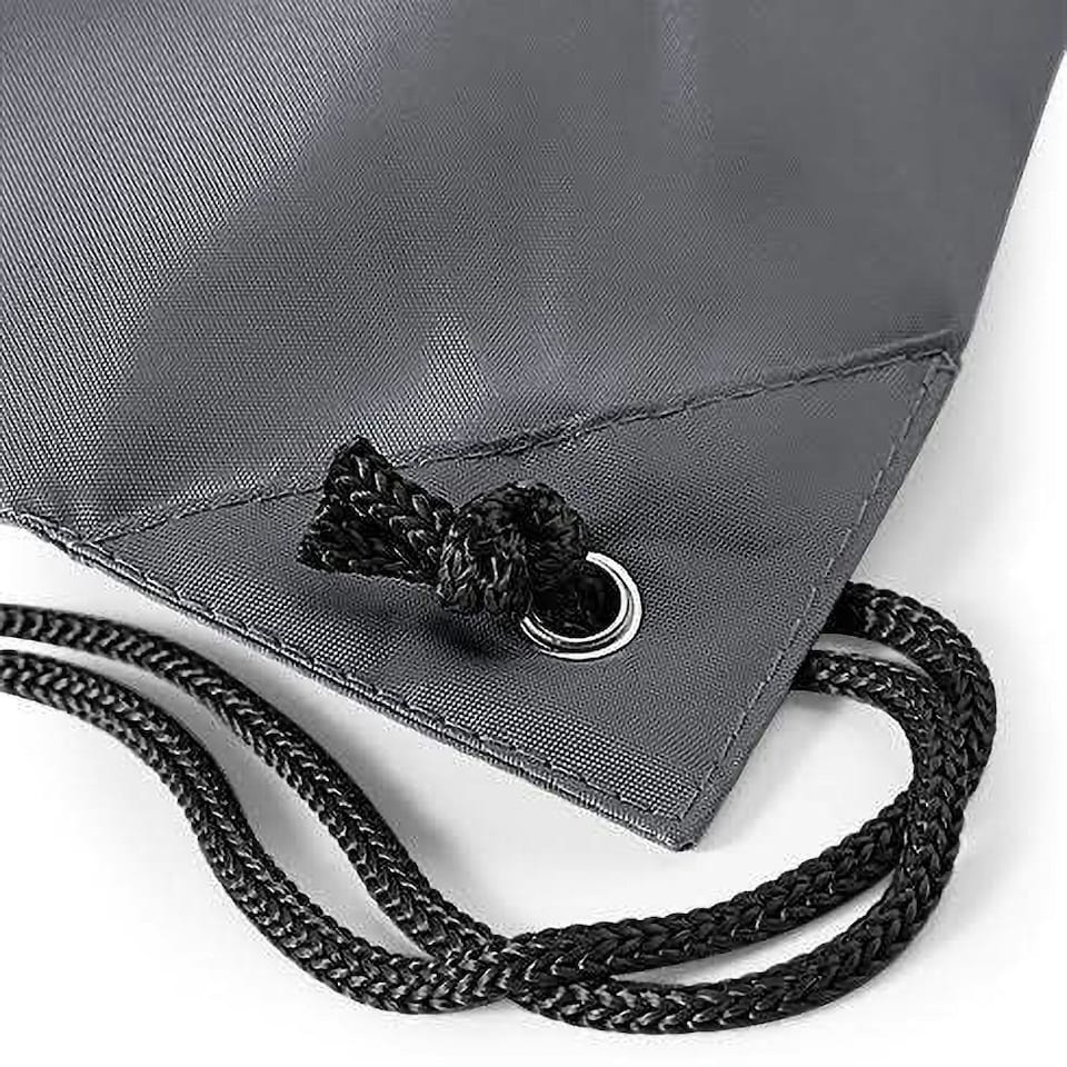 image 1 of BagBase Budget Water Resistant Sports Gymsac Drawstring Bag (11 Litres) - Black - One Size Black | One Size