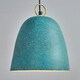 image 2 of ValueLights Contemporary Speckled Green Dome Ceiling Pendant Light Fitting