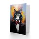 image 2 of Tuxedo Cat Lover Gift Black White Pet Portrait Painting Art Card