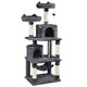 image 1 of Yaheetech 158 cm Multi Level Cat Tree with Condos Dark Grey