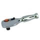 image 4 of 1/4in Drive Stubby Headed Ratchet Socket Driver 90 Teeth Quick Rel Reversible