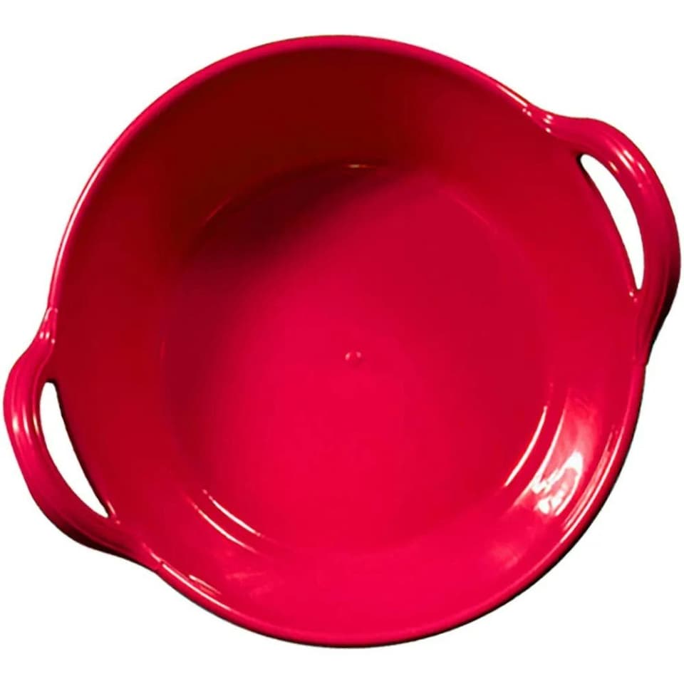 Red Tyre Rubber Skip - Red - Small