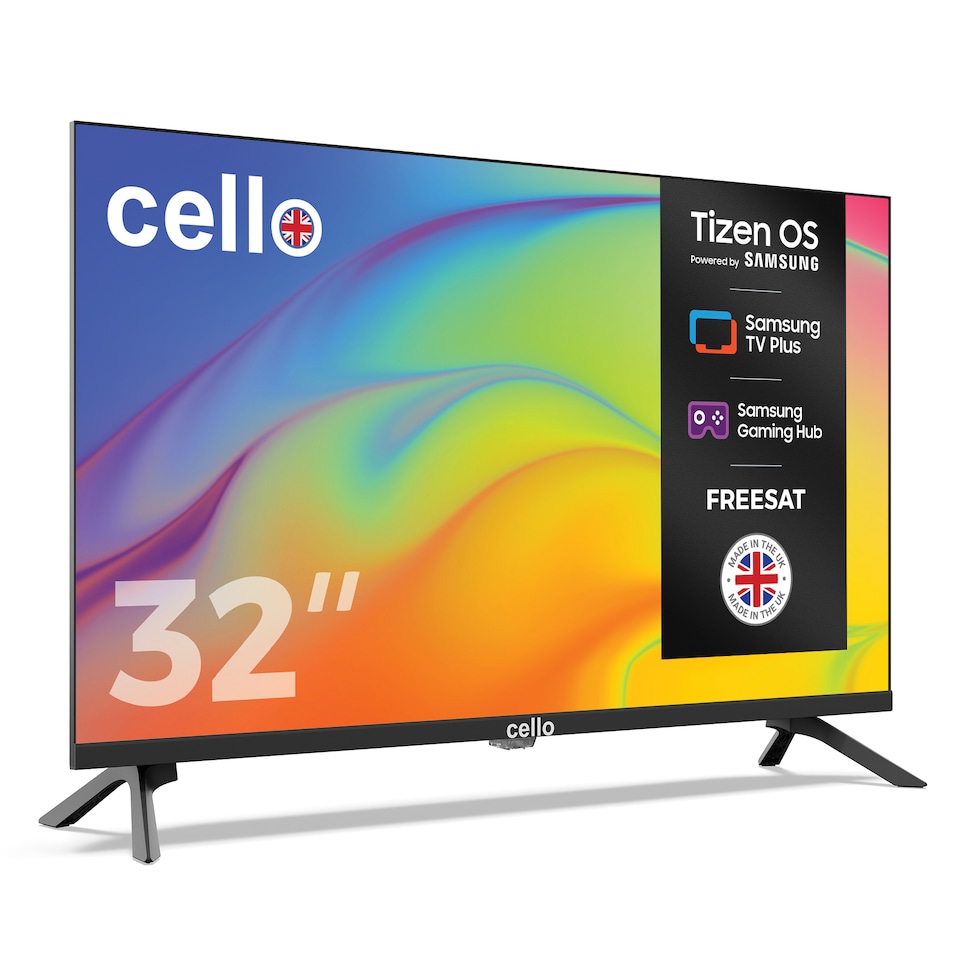 image 1 of Cello C3225TZ 32 Inch Smart tv powered by Tizen Operating system with-frameless-bezel
