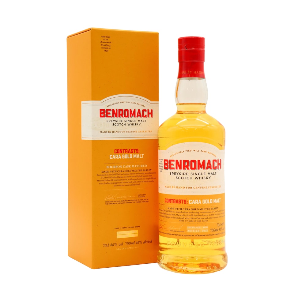 Benromach - Contrasts - Cara Gold Speyside Single Malt Scotch 2010 11 year old Whisky