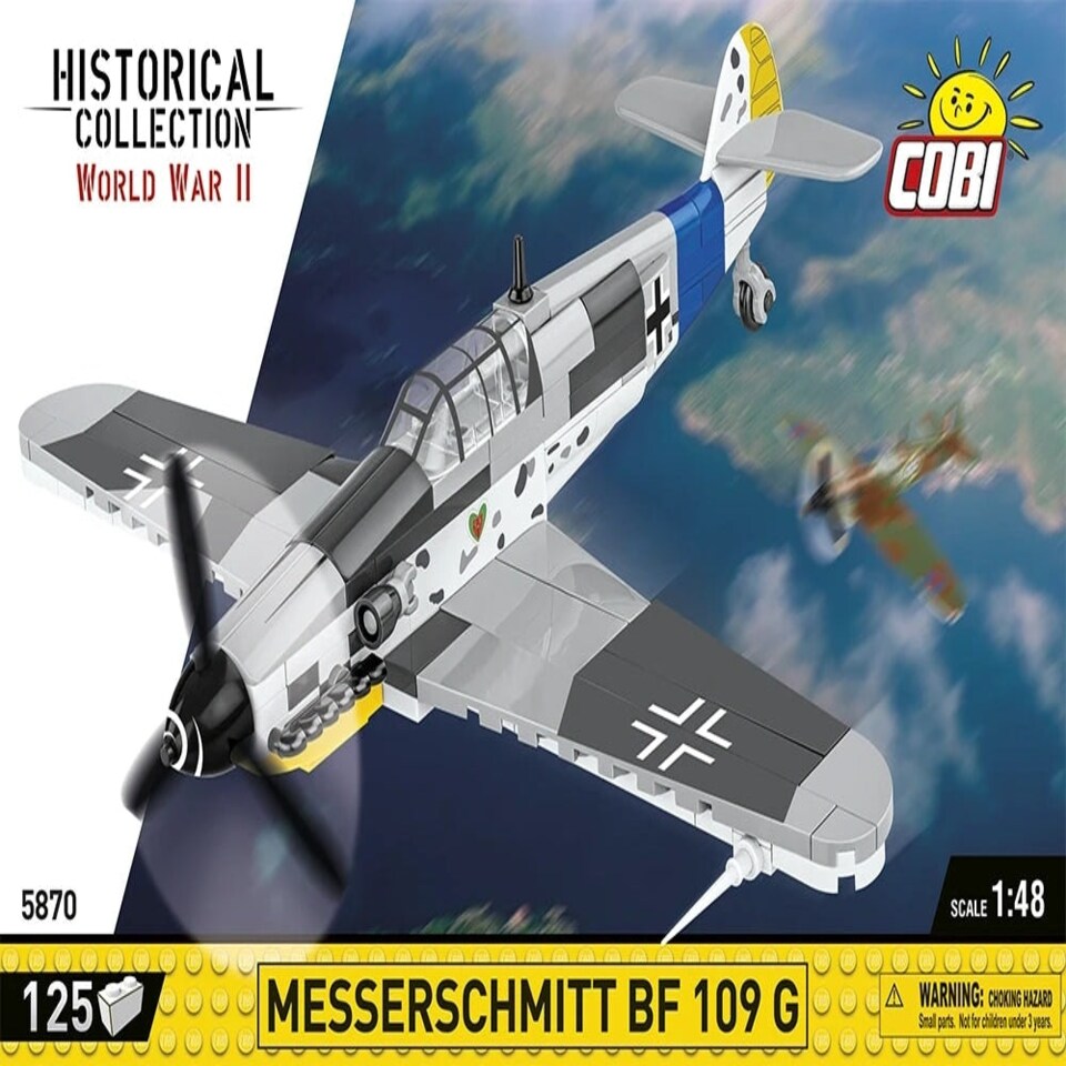 image 1 of Cobi 5870 - World War II - Messerschmitt BF 109 G 125 pcs