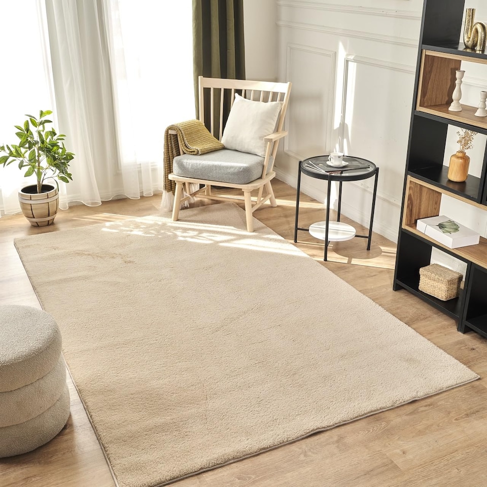 image 1 of RUGLENZA HOME -  STELLA SHAGGY RUG - 22 MM - BEIGE - 200 x 290 CM