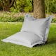 image 1 of Icon Kids XL Indoor Outdoor Floor Cushion Bean Bag, Grey