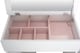 image 8 of Dressing Vanity Table Mirror Make Up Storage Pink Compartments Drawers Bedroom | White | Louise