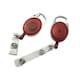 image 1 of Red Key Reel ID Card Badge Holder