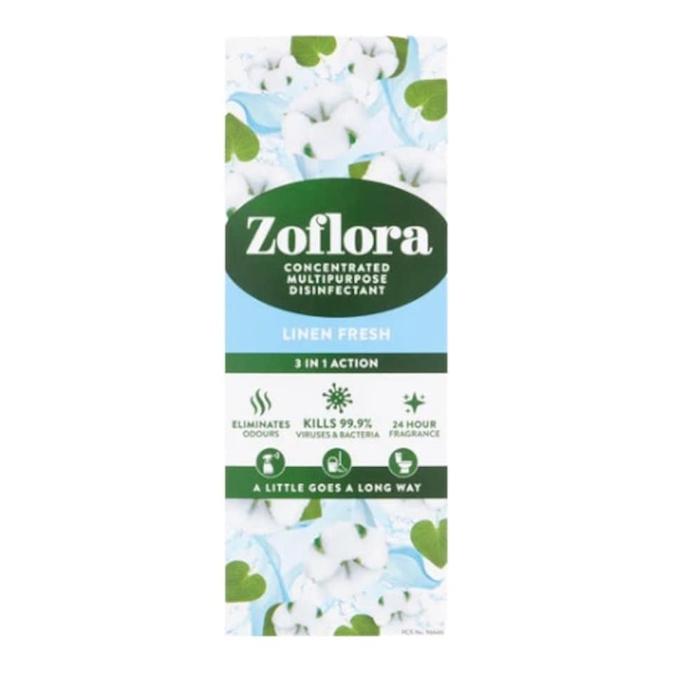 Zoflora Concentrated Multipurpose Disinfectant Linen Fresh 250ml