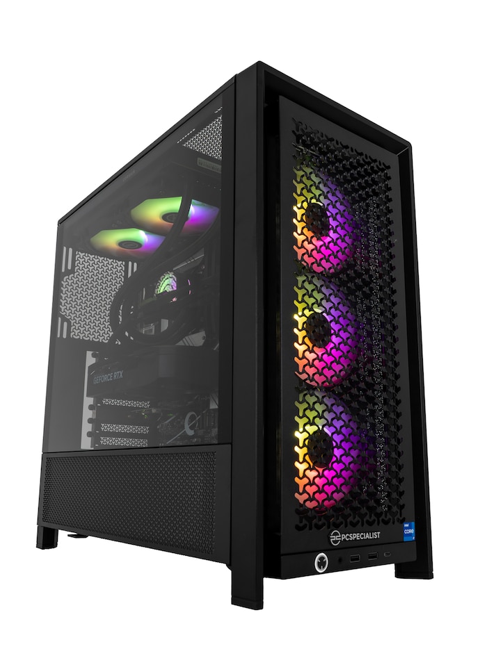 image 1 of PCSpecialist PRO Gaming PC - Intel i7-14700F Nvidia RTX 5070 32GB RAM 2TB M.2 SSD Windows 11 Home